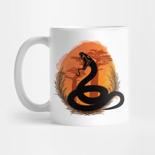 Snake Silhouette - Savannah Mug